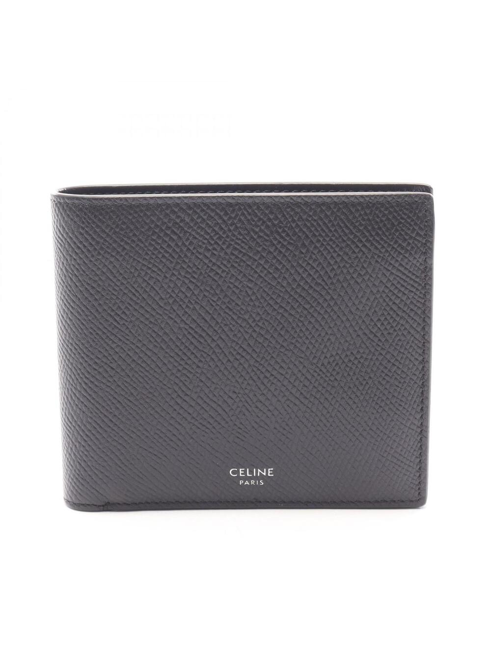 Celine Bi-Fold Compact Wallet Leather #345859C36B
